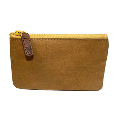 Waterproof Custom Print Recycled Brown Kraft Paper Washable Wallet For Ladies