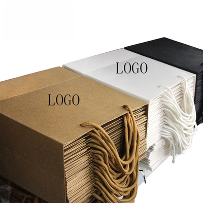 China Supplier Customized Factory Custom Paper Packaging Bags With Logo Paper Bag Logo